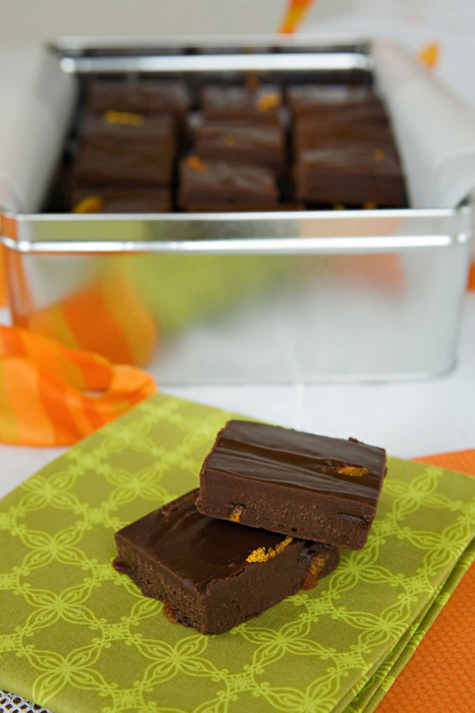 Dark Chocolate Orange Fudge