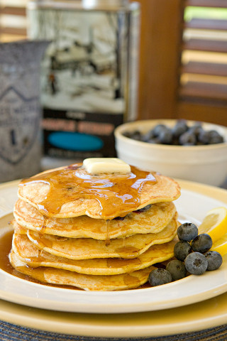 lemon blueberry pancakes