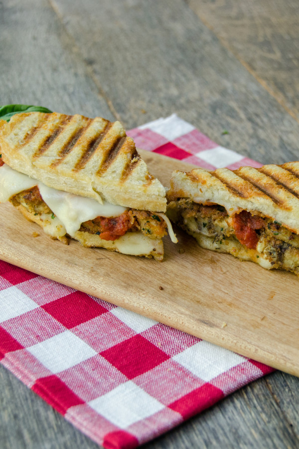 Eggplant Parmesan Panini