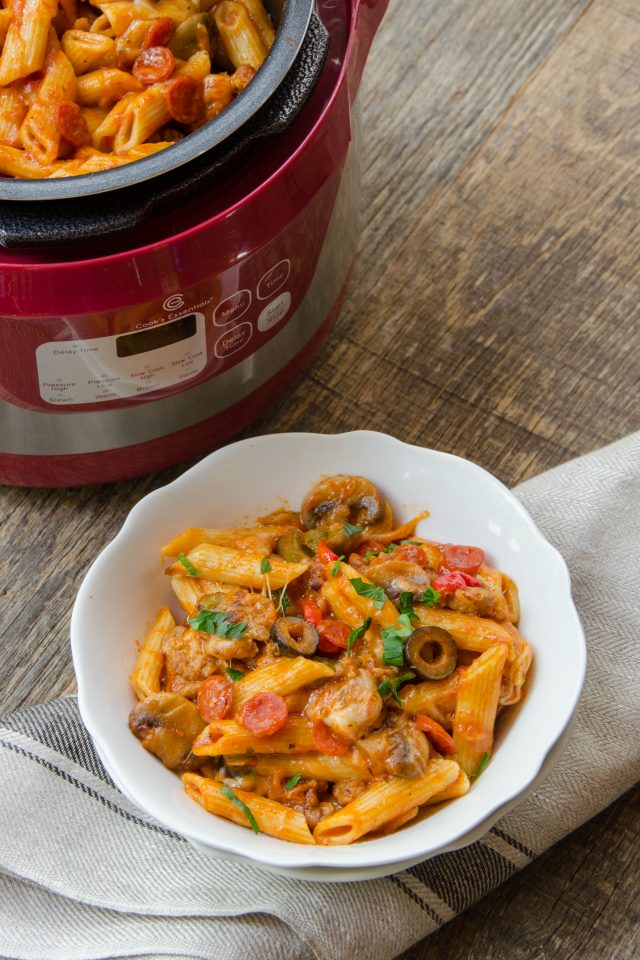 Pizza Pasta One Pot